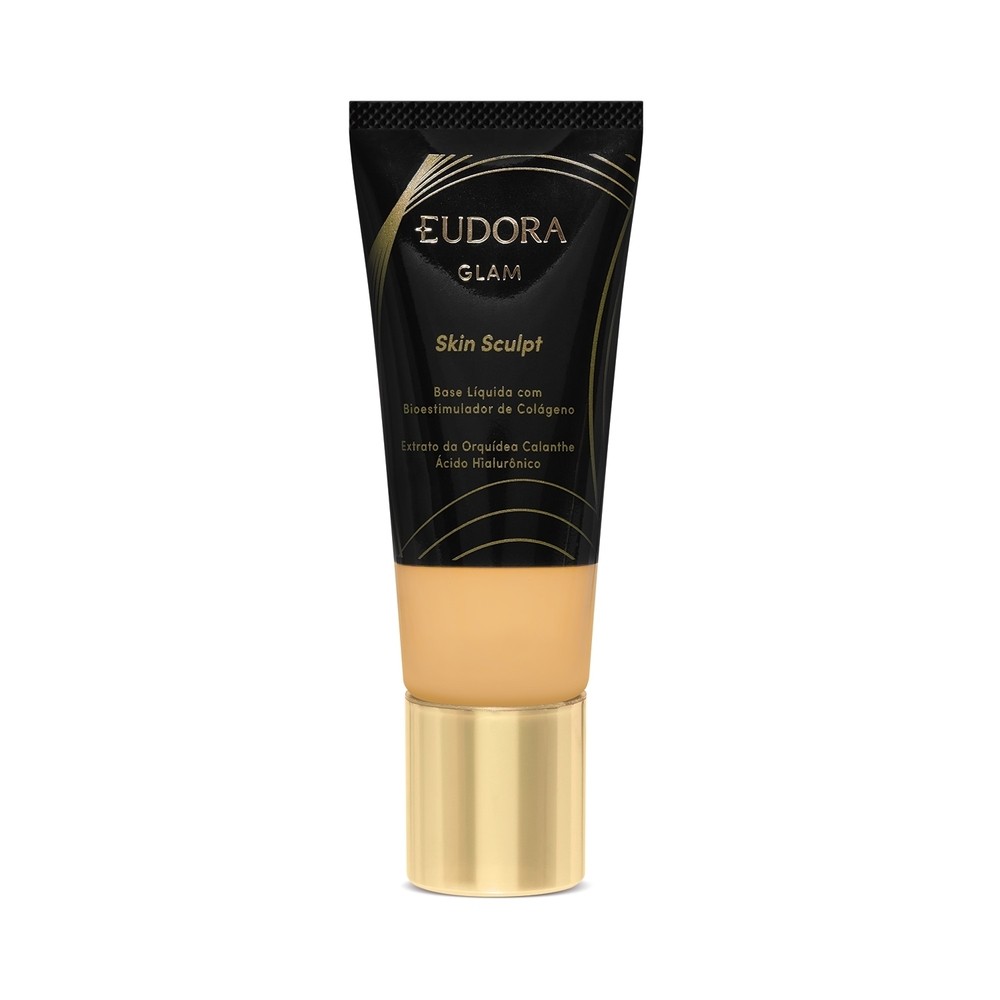 Eudora Glam Skin Sculpt Base Líquida Semi Matte Cor 50 30ml