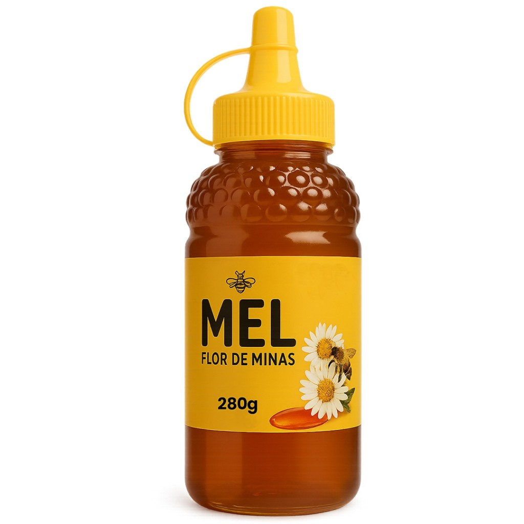 Mel Puro em Bisnaga 280g – Uso Fácil e prático