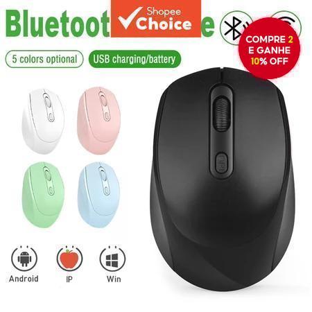 Mouse Bluetooth Sem Fio Silencioso Ultra Longa Vida Útil Da Bateria Interruptor Multidispositivo Para Windows/Mac/IOS