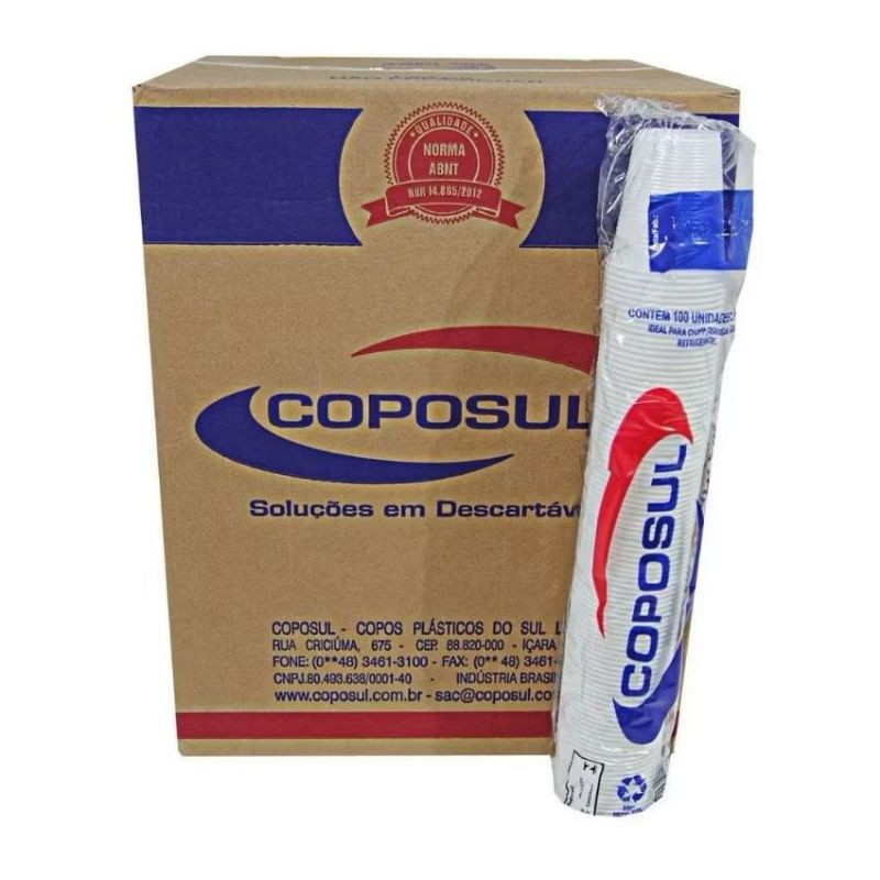 Copo Descartável 180 Ml Caixa Fechada  Atacado em Oferta na Shopee