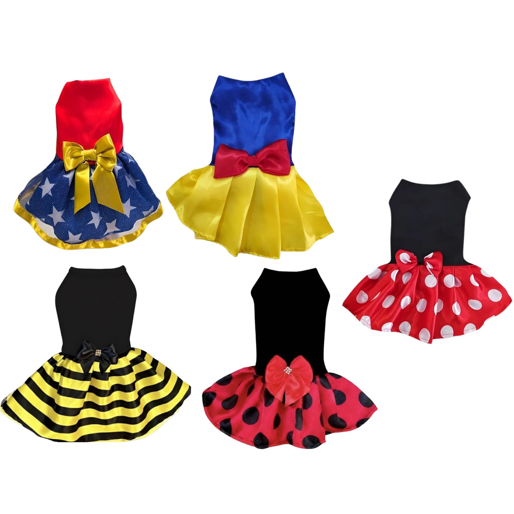 Roupa Pet Fantasia Cachorro Gato Luxo Premium