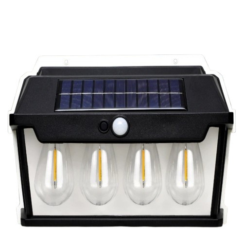 Luminária Luz Solar A Prova D'água Sensor De Presença