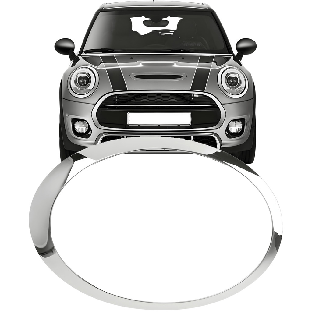 Aro Cromado Do Farol Mini Cooper De 2014 Até 2021 -Dir