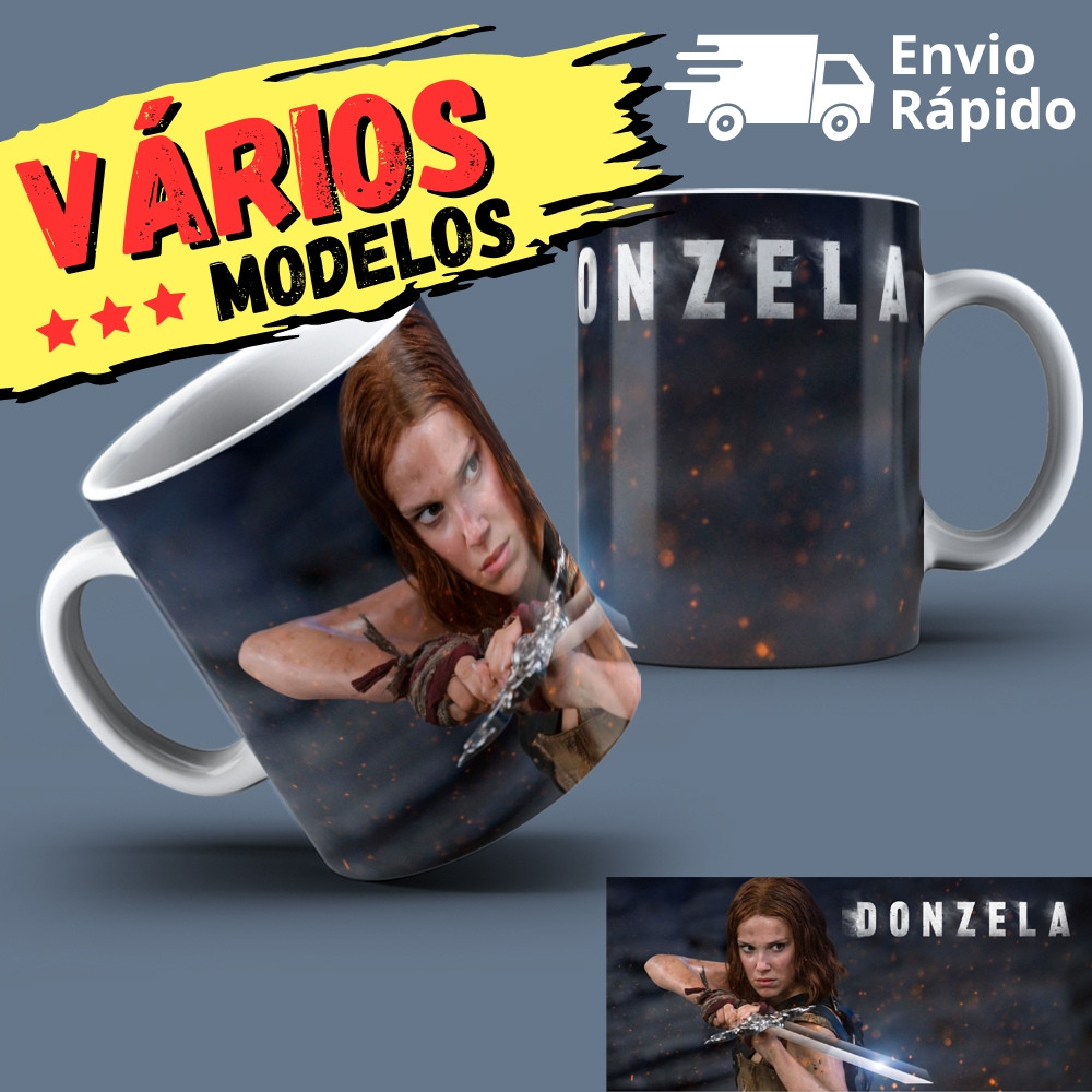 Caneca Donzela Filme Lançamento Millie Bobby Brown 10 Modelos
