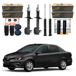 Amortecedor Dianteiro Traseiro Etios Sedan 1.5 2017 A 2021