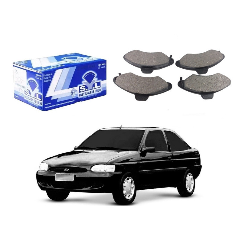 Pastilha Freio Dianteira Escort 1.8 16v 1997 A 2000