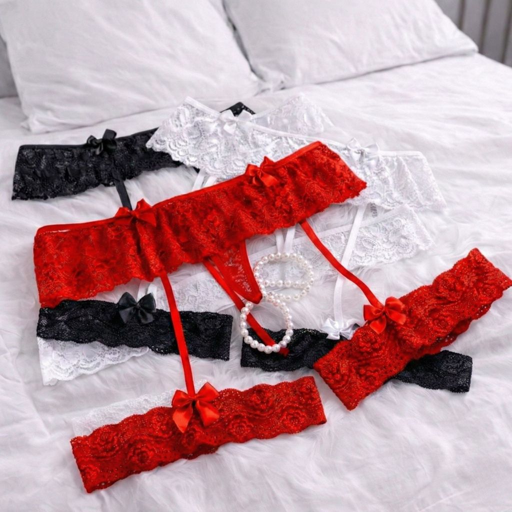 Kit Calcinha Tailandesa com Perneira Persex Cinta Liga Sexy Perólas Eróticas em Oferta na Shopee