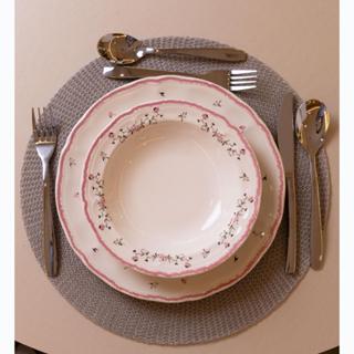 Prato Fundo Wolff Florescer 22cm Rosa Cerâmica em Oferta na Shopee