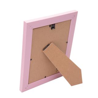 Porta-Retrato Trançado Rústico 15cm x 20cm Rosa MDF em Oferta na Shopee