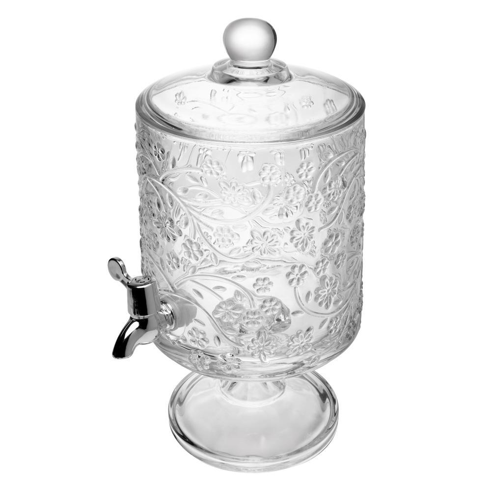 Suqueira com Pé e Tampa Redonda Wolff Daisy 4,5L Cristal em Oferta na Shopee