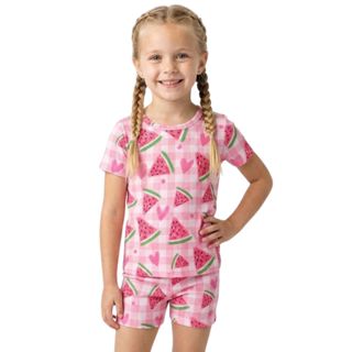 Conjunto Infantil Menina Canelado Verão – Blusa e Short – Conforto e Estilo – Tam. 2 ao 12 em Oferta na Shopee