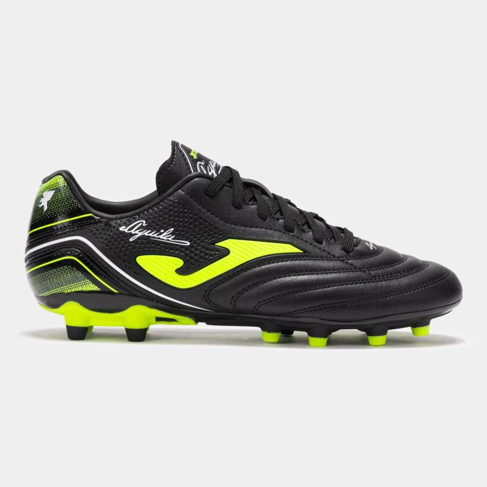 Chuteira Joma Campo Aguila Preto/Limão Oficial + NF