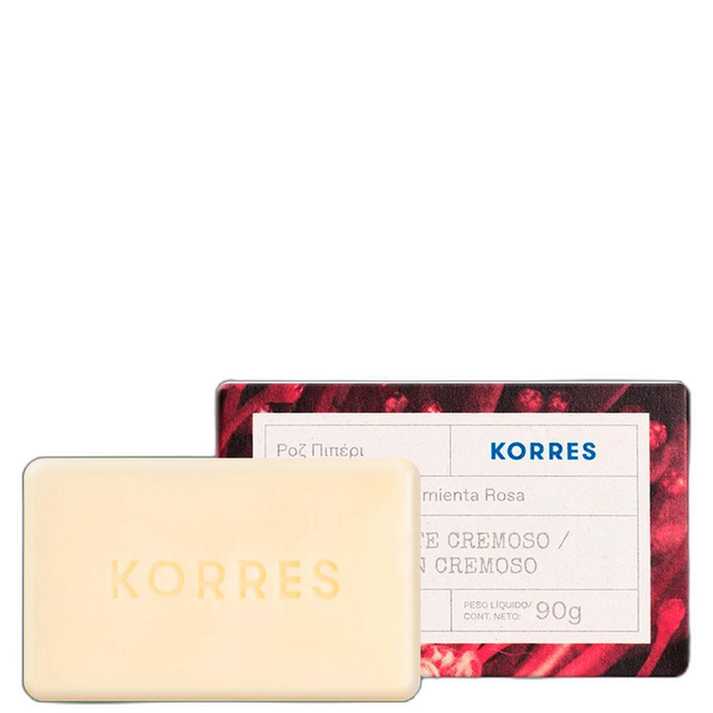 KORRES PIMENTA ROSA SABONETE 90G em Oferta na Shopee