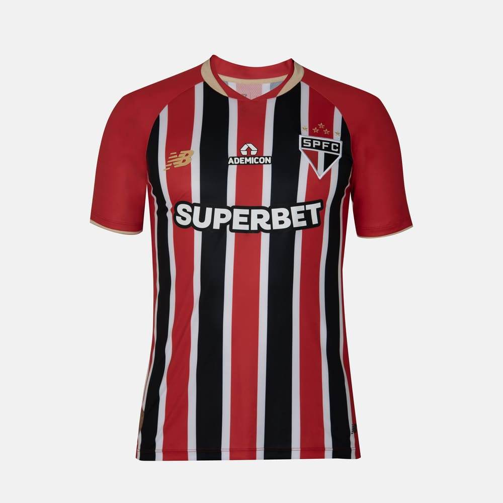 Camisa São Paulo II New Balance 25/26 Torcedor Listrada