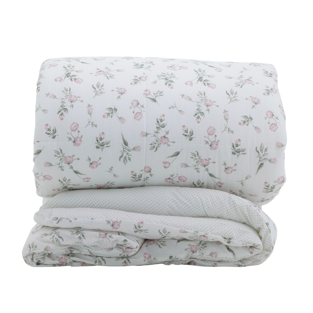 Edredom 200 Fios Vida Bela Kacyumara Rosale em Oferta na Shopee
