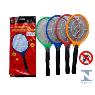 Raquete Elétrica Bivolt 110v~220v Mata Mosquito Recarregável em Oferta na Shopee