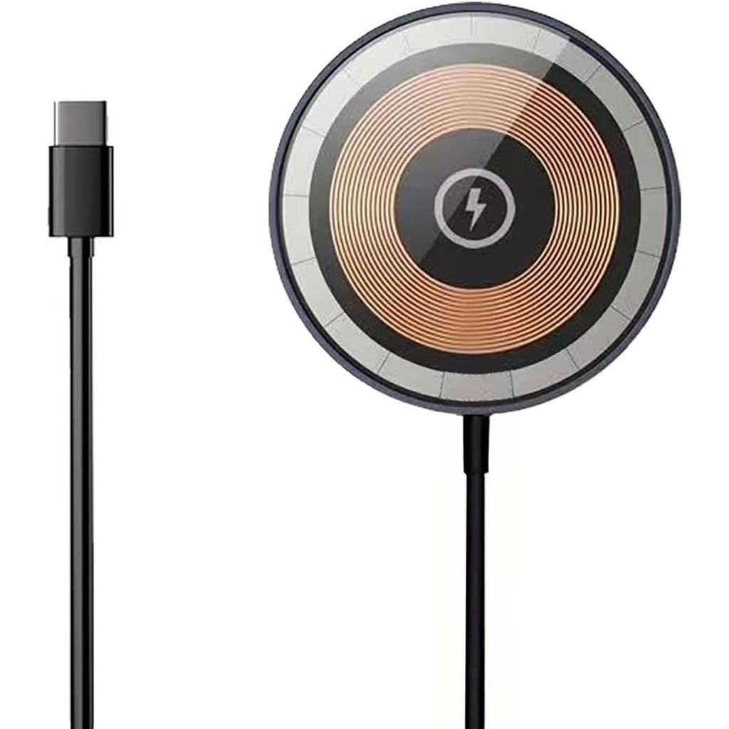 Carregador Magnético para iPhone 2025 Carregador Sem Fio Atualizado Almofada de Carregamento Rápido Carregador Sem Fio p