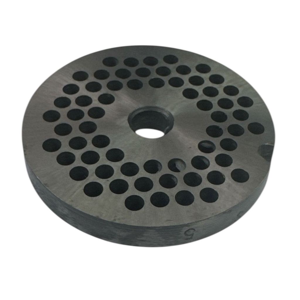 DISCO DE MOEDOR DE CARNE BOCA 10 COM FURO 5MM 10/5 AÇO CARBONO REDE PARA MOEDOR DE CARNE