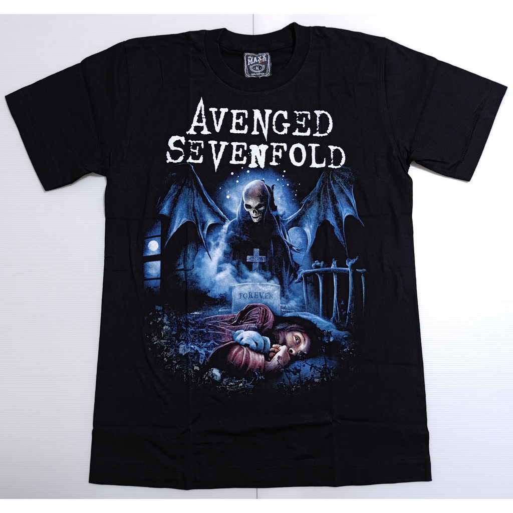 Music.Soul Camiseta Unissex Avenged Sevenfold A7X Nightmare Skull Rock Band Estampa Confortável Estilosa Retrô Casual em Oferta na Shopee
