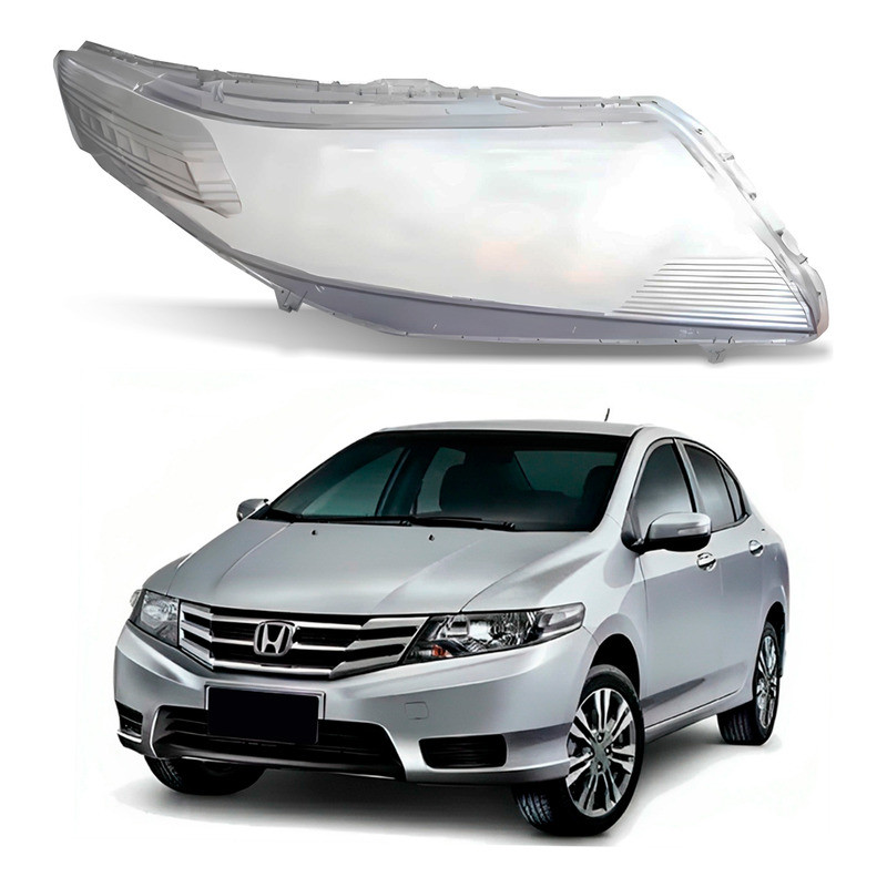 Lente Do Farol Lado Direito Honda City 1.5 2009 A 2014 em Oferta na Shopee