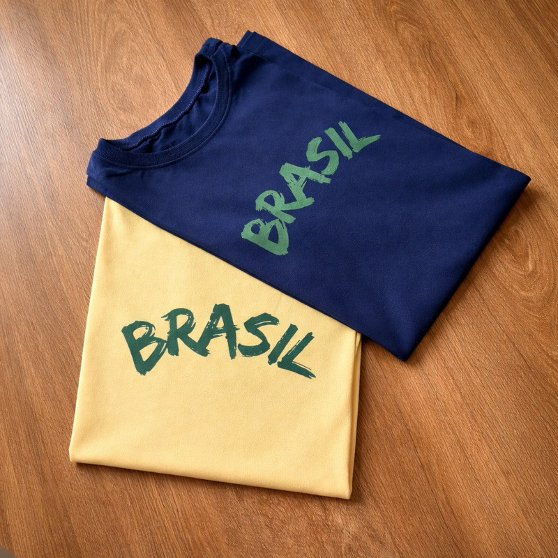 Camiseta Camisa Brasil Feminina Estampada Camisa Copa do Mundo 2026 Envio Imediato