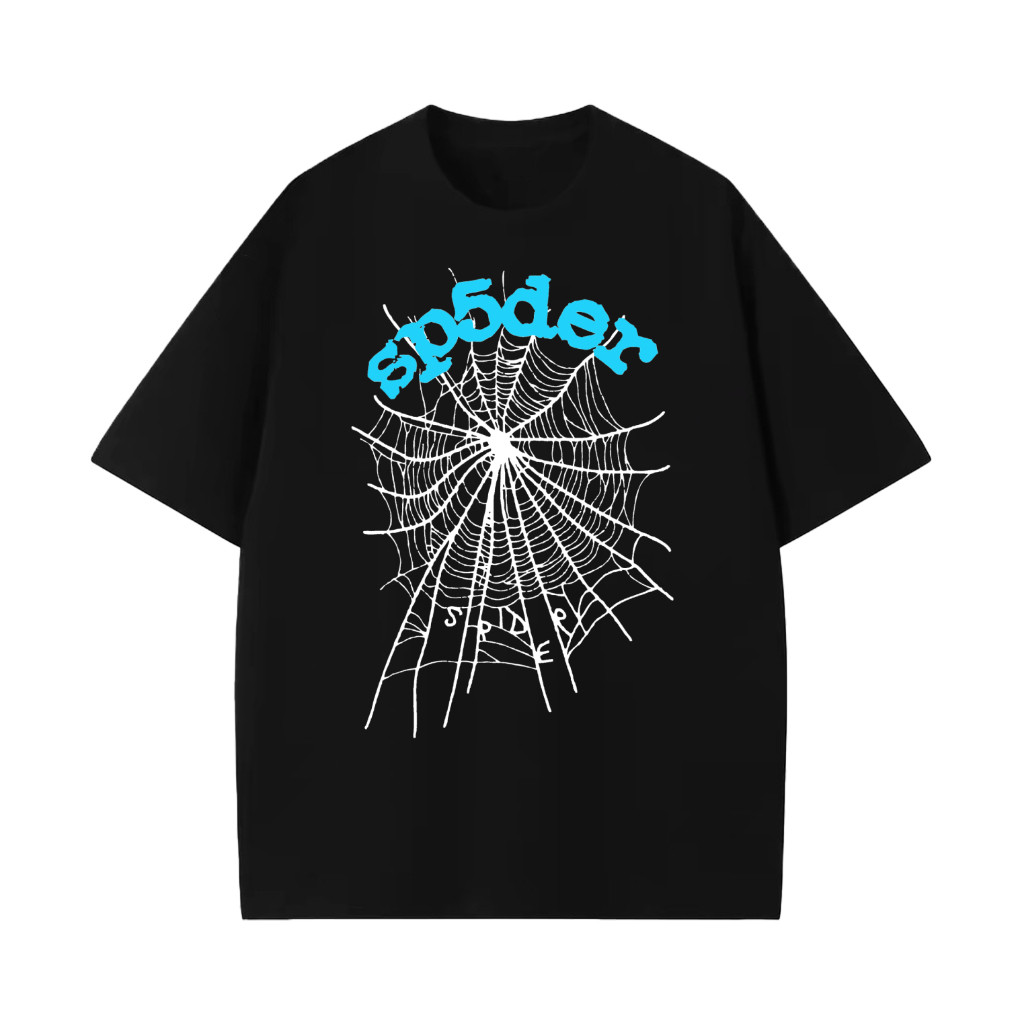 Camiseta estampada premium 100% algodão Camiseta Oversized Basic Streetwear 100% Algodão Camisa Estampada Sp5der Unissex