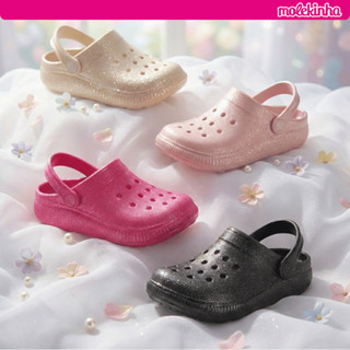 Babuche Infantil Molekinha Menina Glitter Fashion Fofa Brilho Estelar Conforto Original em Oferta na Shopee