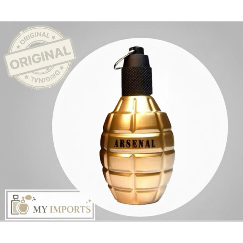 Perfume Masculino Original Gilles Cantuel Arsenal Gold – 100ml