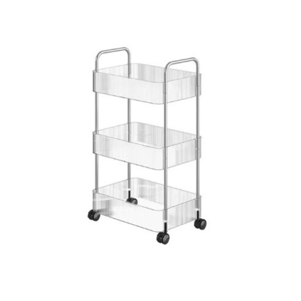 Organizador Multiuso Com Rodinha Acrílico Prateleira Banheiro Cozinha Ou Quarto. em Oferta na Shopee