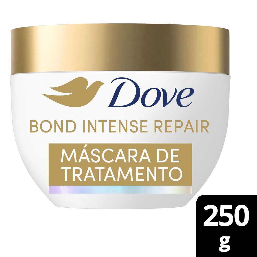 Máscara Cápilar Dove 10 em 1 Bond Intense Repair +12%Peptídeo Complex 250g em Oferta na Shopee