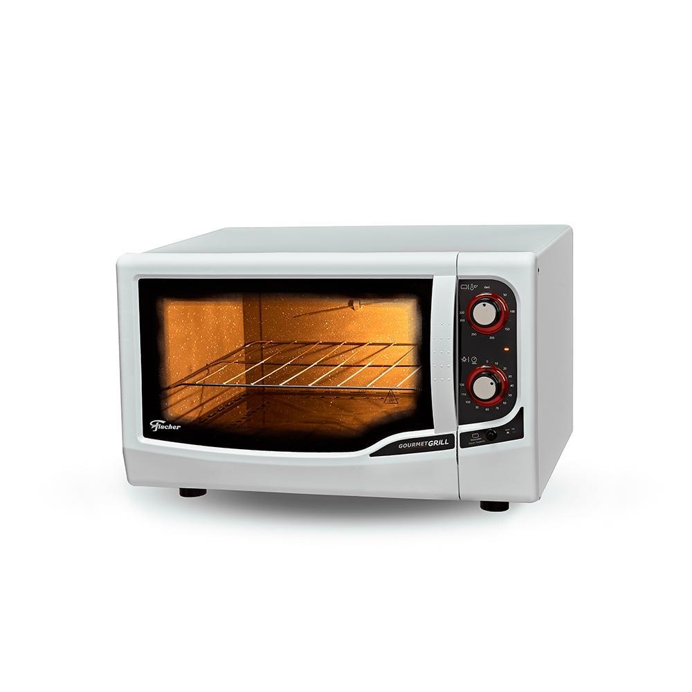 Forno Elétrico Fischer Gourmet Grill Bancada 44L Prata 220V em Oferta na Shopee