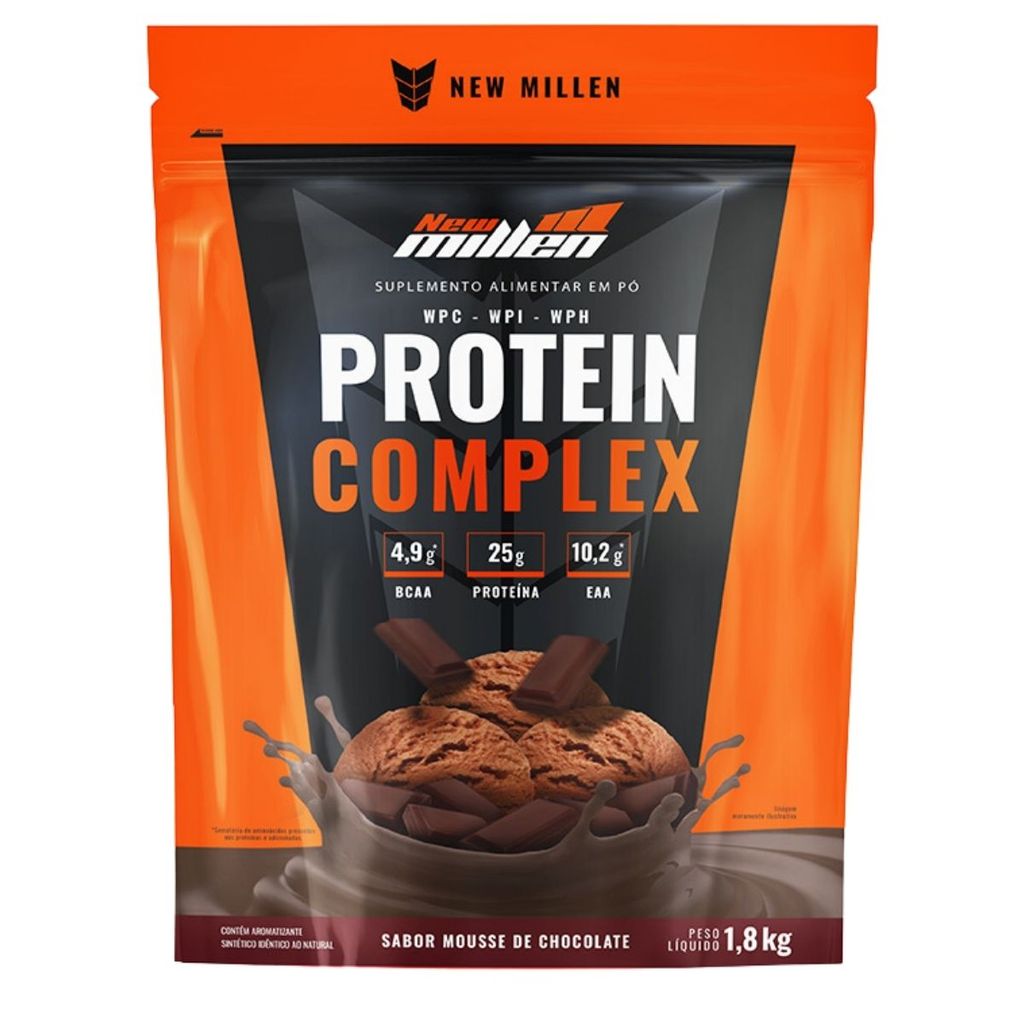 Protein Complex Stand Pouche 1,8kg New Millen em Oferta na Shopee
