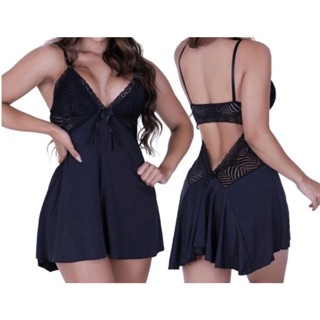 Camisola Desejo Sexy Sem Bojo Renda Regulável Feminina Linha Noite Sensual Lingerie em Oferta na Shopee