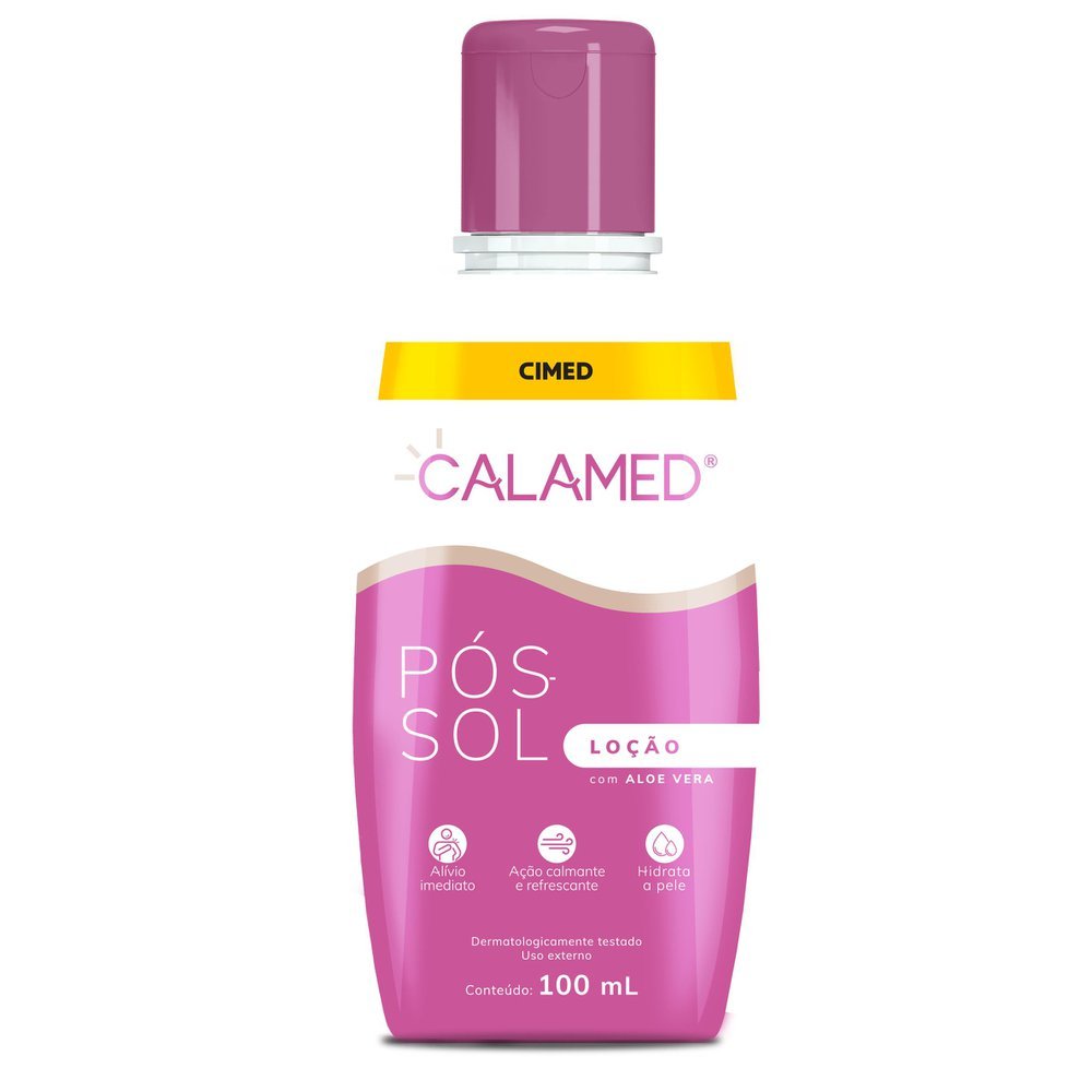 Loção Pós Sol Calamed 100ml em Oferta na Shopee
