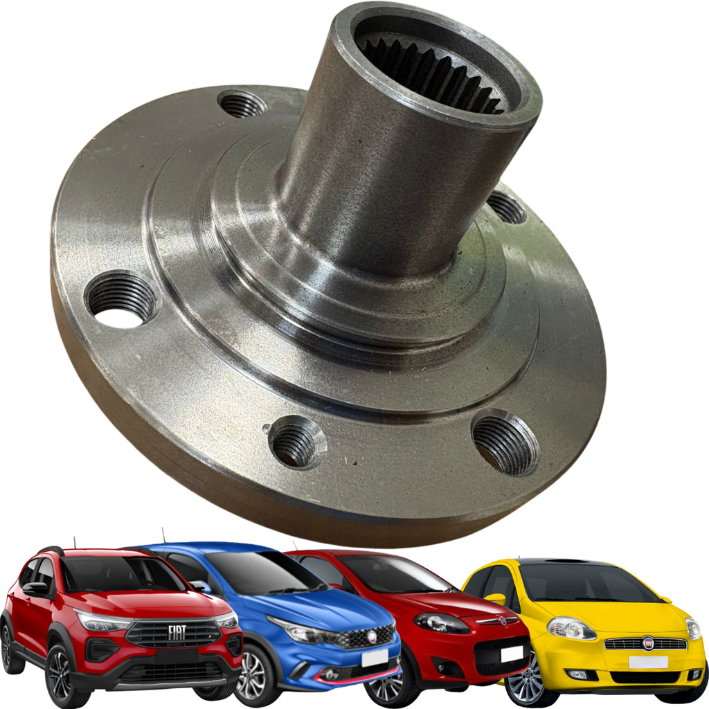 Cubo Roda Dianteira MDS 145 155 500 Argo Brava Coupé Cronos Grand Siena Linea Marea Palio Uno CD25
