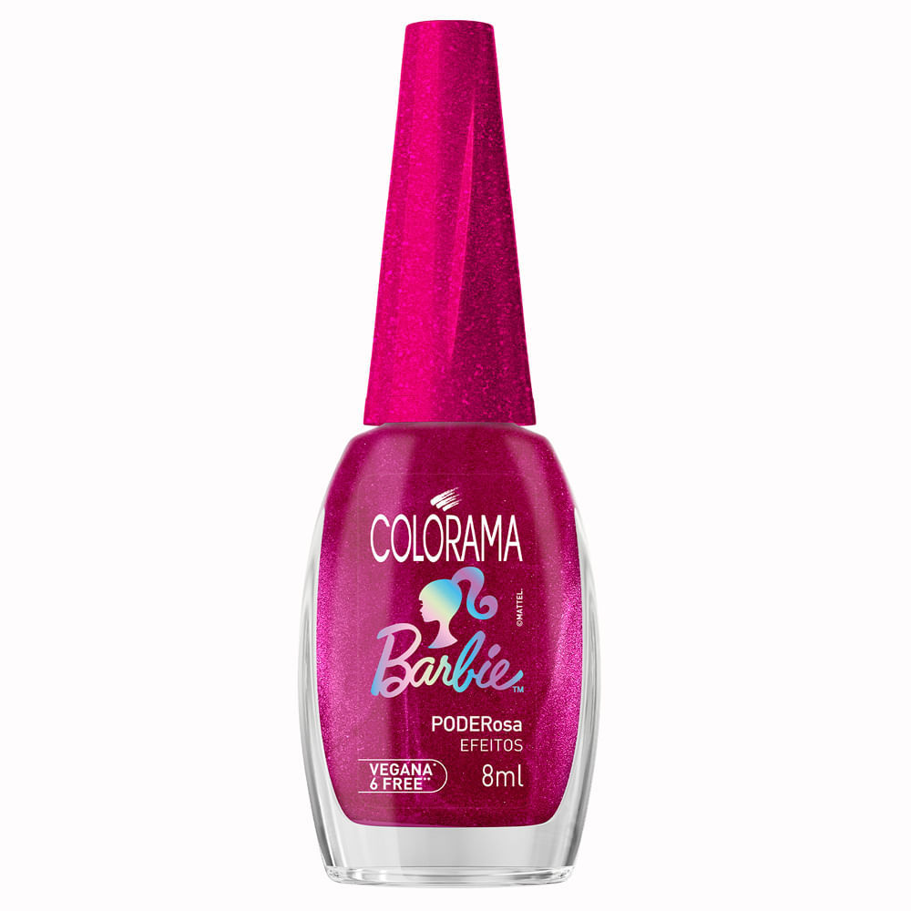 Esmalte Colorama Barbie Poderosa Efeitos 8ml em Oferta na Shopee