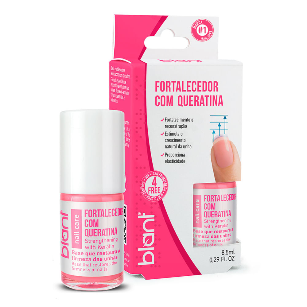 Base Fortalecedora Para Unhas Blant Com Queratina em Oferta na Shopee