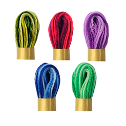 Linha Meada Maxi Mouline 8m - Circulo (cores Mescladas)