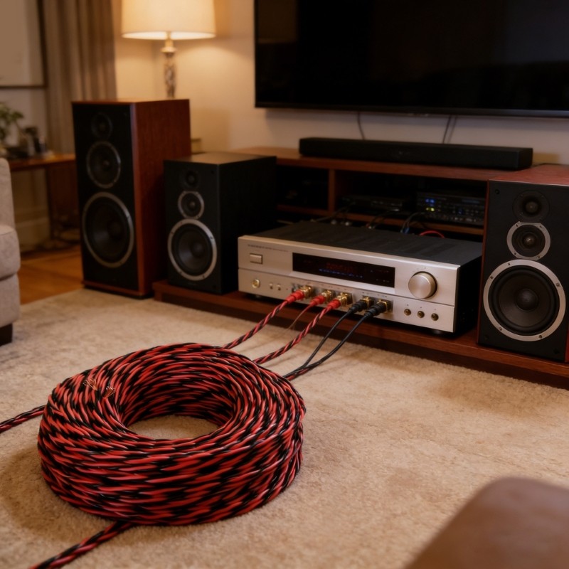Li * Twist Servo Auditório Extensão 1 0mm2 Alto-Falante Para Home Theater