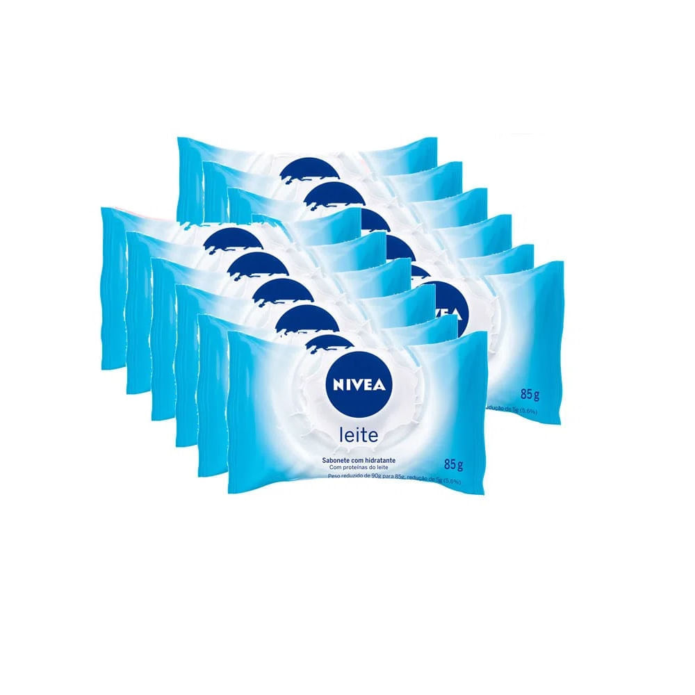 Kit Sabonete Hidratante Nivea Proteína Do Leite 85g - 12 Unidades em Oferta na Shopee