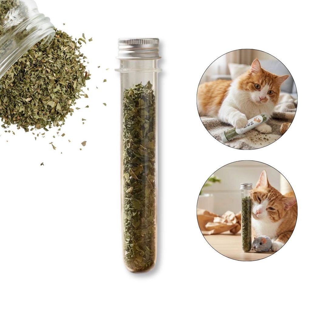 Erva Catnip Natural Para Gatos Relaxante e Estimulante 5g Escolha a Quantidade