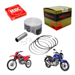 Kit Pistão Anéis Honda Cb 250f Crf 250f Std 0.25 0.50 1.00 Premium Moto Twister Motor