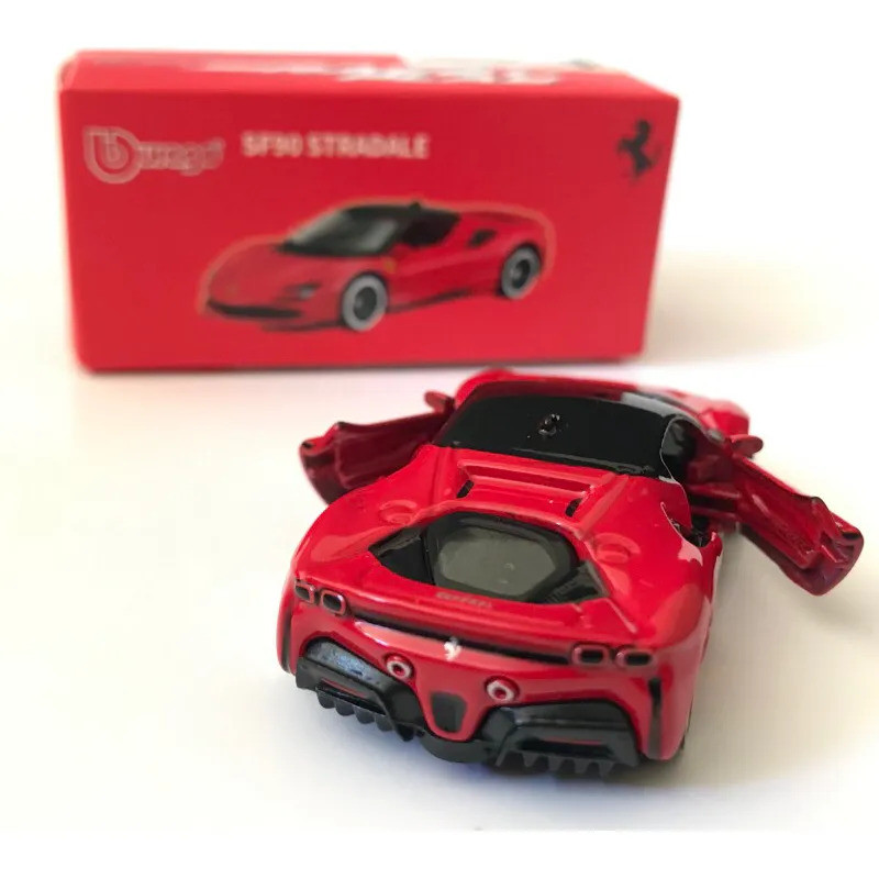 Ferrari Miniatura Sf90 Stradale 1:64 Vermelho Metal Bburago