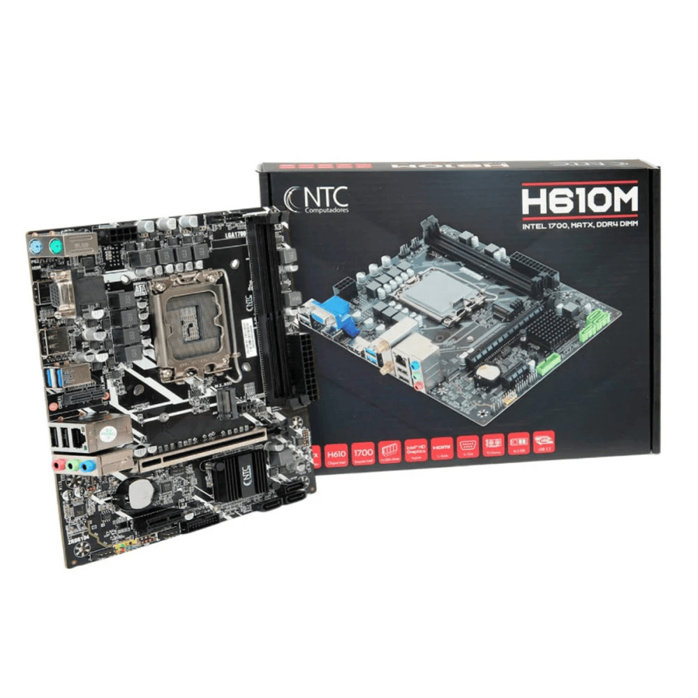 PLACA MAE H610M (LGA 1700/2xDDR4/HDMI/VGA/M.2/USB 3.0/Micro-ATX) NTC