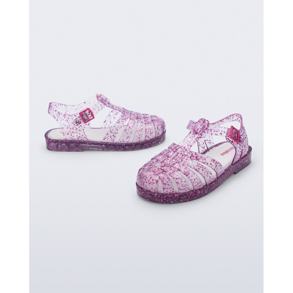 Mini Melissa Possession Shiny Elements II Glitter Original Sandália Infantil Menina 36230