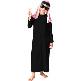 Fantasia Sheik Árabe Infantil Menino Com Turbante e Túnica em Oferta na Shopee