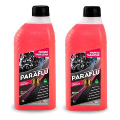 Kit Paraflu Aditivo Radiador Refrigeração Pronto Para Uso 2l