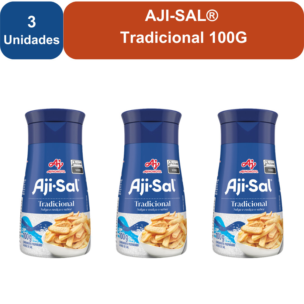 Kit 3 Unidades AJI-SAL® Tradicional 100G