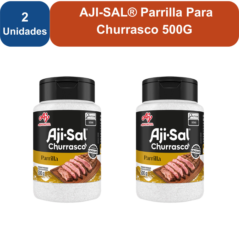 Kit 2 Unidades AJI-SAL® Parrilla Para Churrasco 500G em Oferta na Shopee