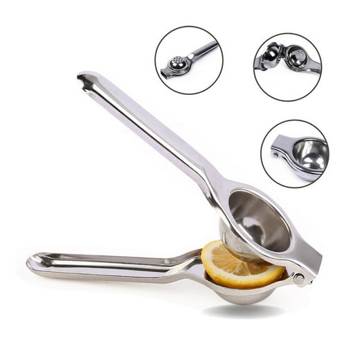 Espremedor Manual Limão Inox Aço Maciço Ponte Lar Utilidades 21cm